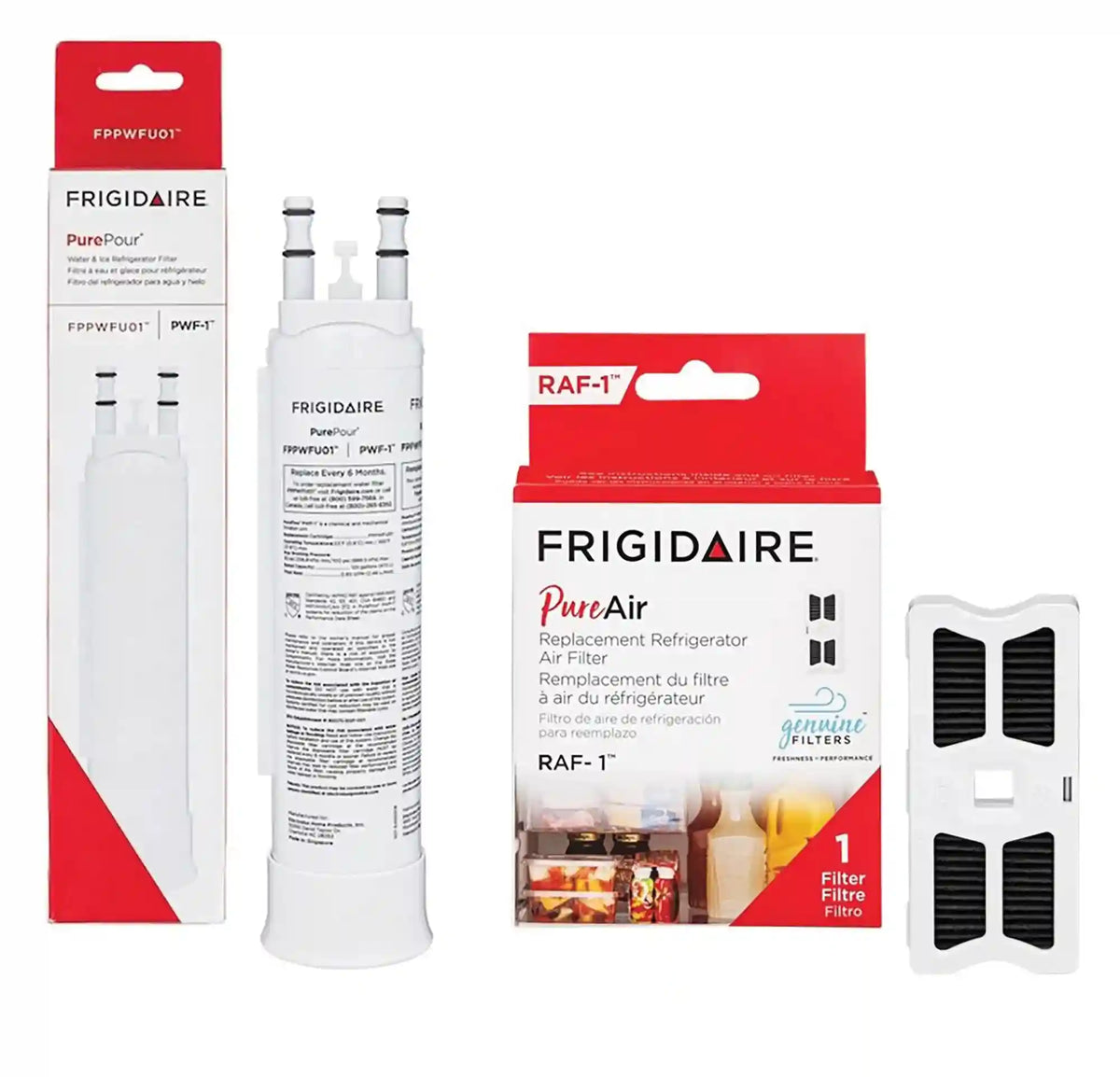 FPPWFU01 and FRGPAAF1 Water and Air Filter Combo Kit