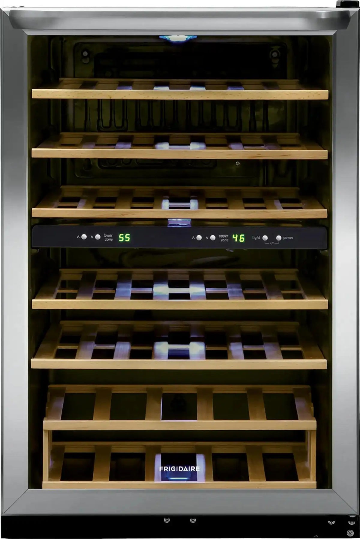 45 Bottle Two-Zone Wine Cooler
