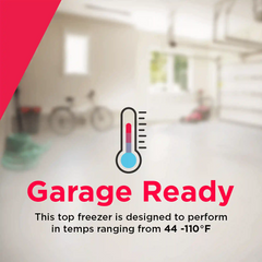 19 Cu. Ft. Garage Ready Top Freezer Refrigerator
