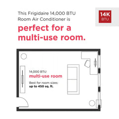 3-in-1 Connected Inverter Portable Room Air Conditioner 14,000 BTU (ASHRAE) / 10,500 BTU (DOE)