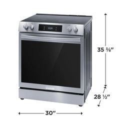 30” Electric Range with 15+ Ways to Cook, Includes Free Air Fry Tray