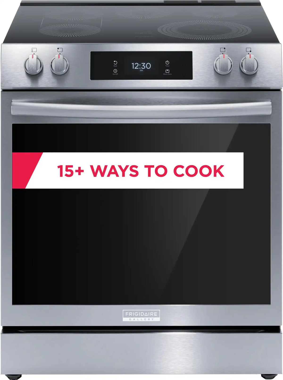 30” Electric Range with 15+ Ways to Cook, Includes Free Air Fry Tray