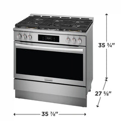 36" Gas Range with Air Fry