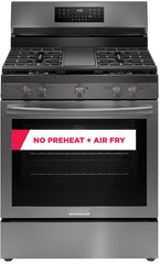 30" Gas Range with No Preheat + Air Fry
