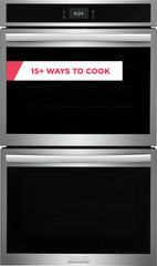 30" Double Electric Wall Oven with 15+ Ways To Cook, Includes Free Air Fry Tray