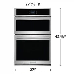 27" Electric Wall Oven and Microwave Combination with 15+ Ways To Cook