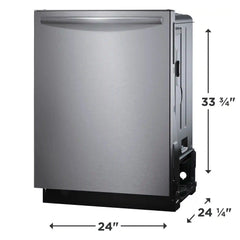 4-pc. Stainless Gallery Package with Standard-Depth French Door Refrigerator & Electric Range