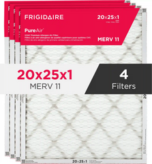 PureAir® 20" x 25" x 1" MERV 11 Premium Allergen Air Filter - 4 Pack
